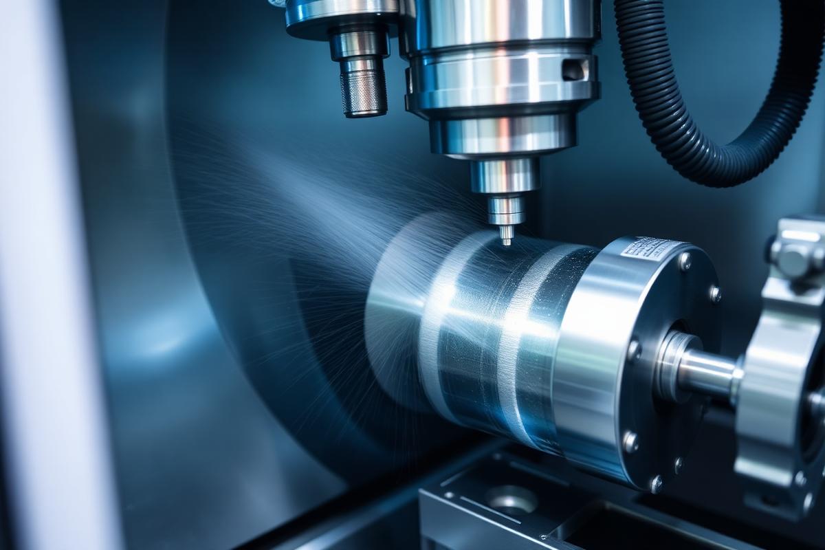 Machining an industrial metal replacement component