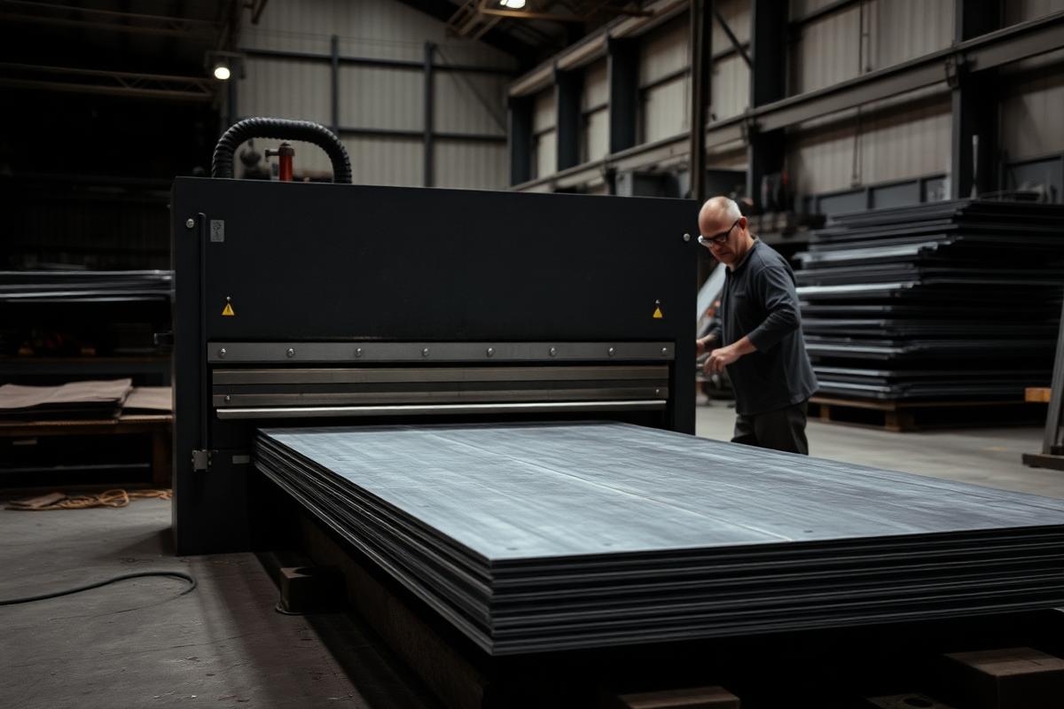 Professional sheet-metal fabrication of an industrial component